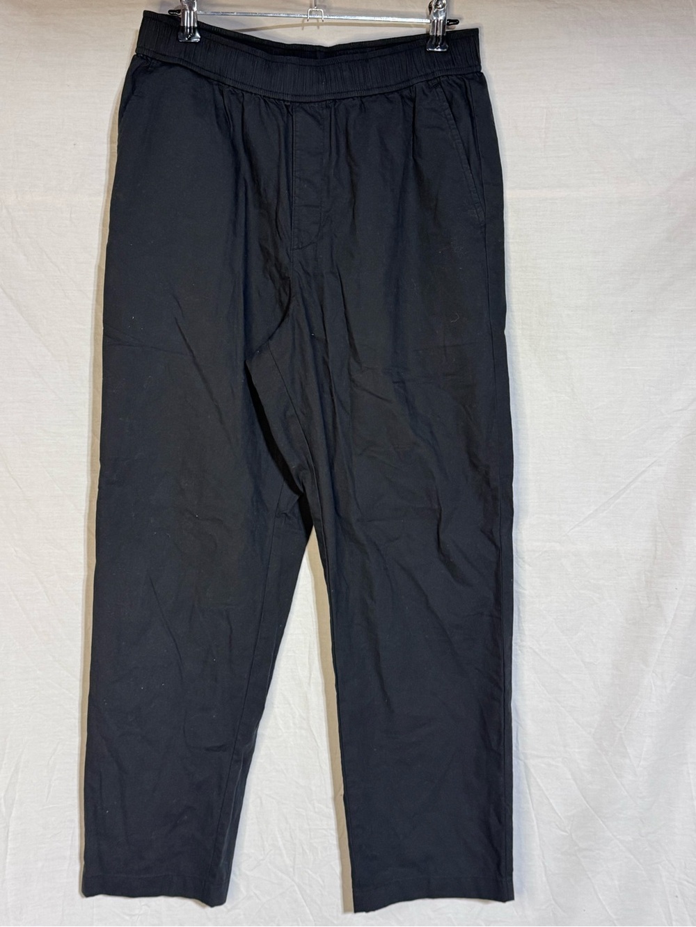 Uniqlo Black Elastic-Waist Jogger Pants